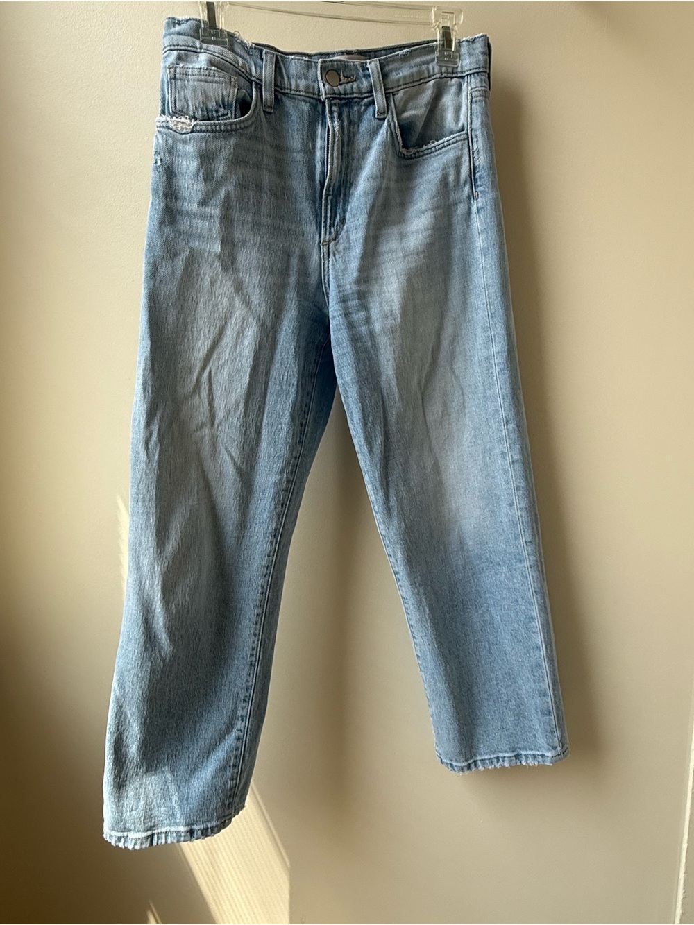 Joe's Jeans The Margot Cropped Straight Light Blue Denim